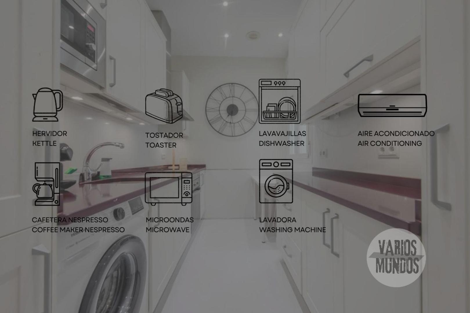 Premium Apt 10Pax En Plaza Espana-Gran Via Madrid Luaran gambar